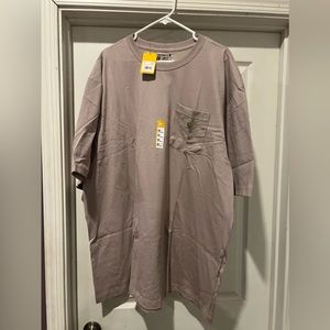 NWT 3xl carhartt taupe tee